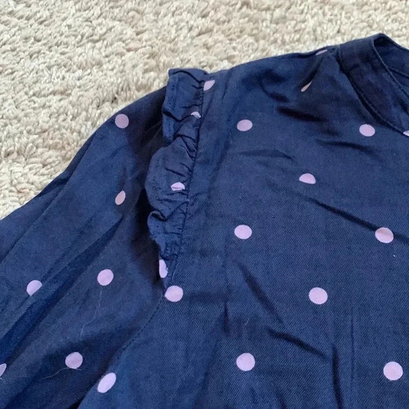 Long sleeve dress with ruffle detail on shoulders - Picture 5 of 5